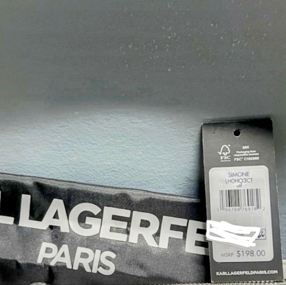 Karl Lagerfeld White Studded Women's Bag - Picture 6 of 6